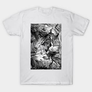 Black and White Undergrowth T-Shirt